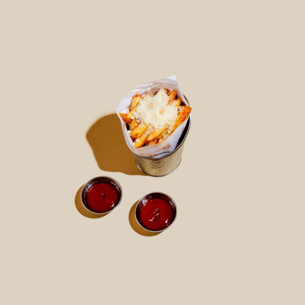 French Fries with Parmesan Cheese (500CAL)