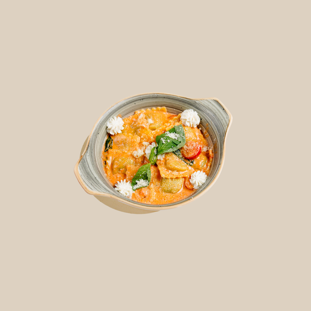 RAVIOLI AL POMODORO (1200CAL)